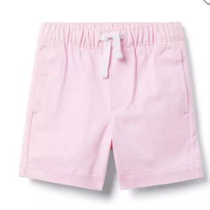 Janie and Jack 100048548 Cotton Candy Pink pull-on twill shorts boys NWT 18-24 m